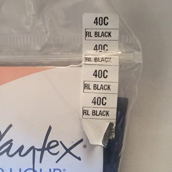 Black 40C Playtex 18 Hour Cooling Wirefree Active Comfort Bra - Picture 6 of 6